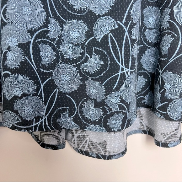 Anthropologie Maeve Collette Floral Motif Balloon Sleeve Peasant Blouse - Picture 13 of 16